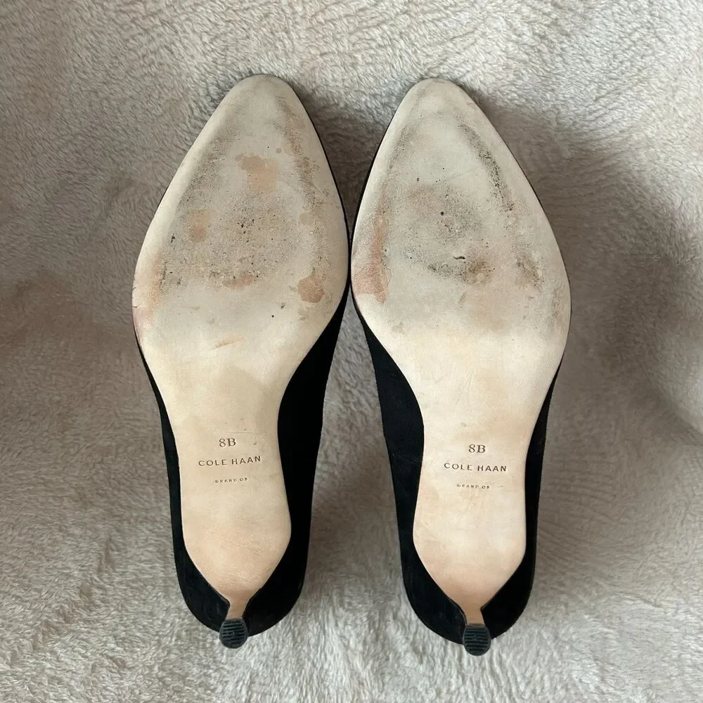 Cole Haan Go To Park Pump Black Suede